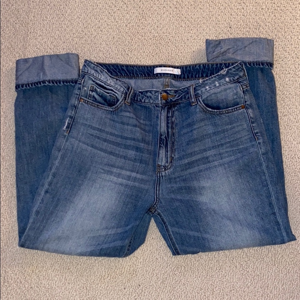 Disclosed Distressed & Cuffed Jeans Size 13/31